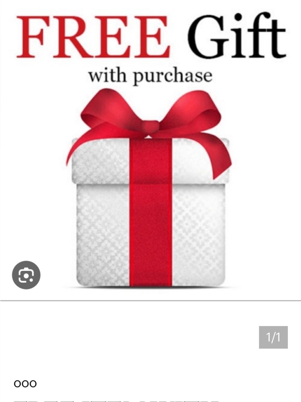 Free item with every purchase